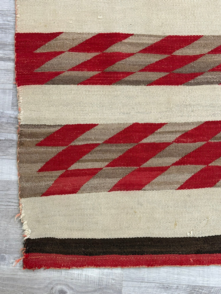 Navajo Double Saddle Blanket Rug