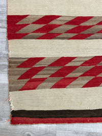 Navajo Double Saddle Blanket Rug
