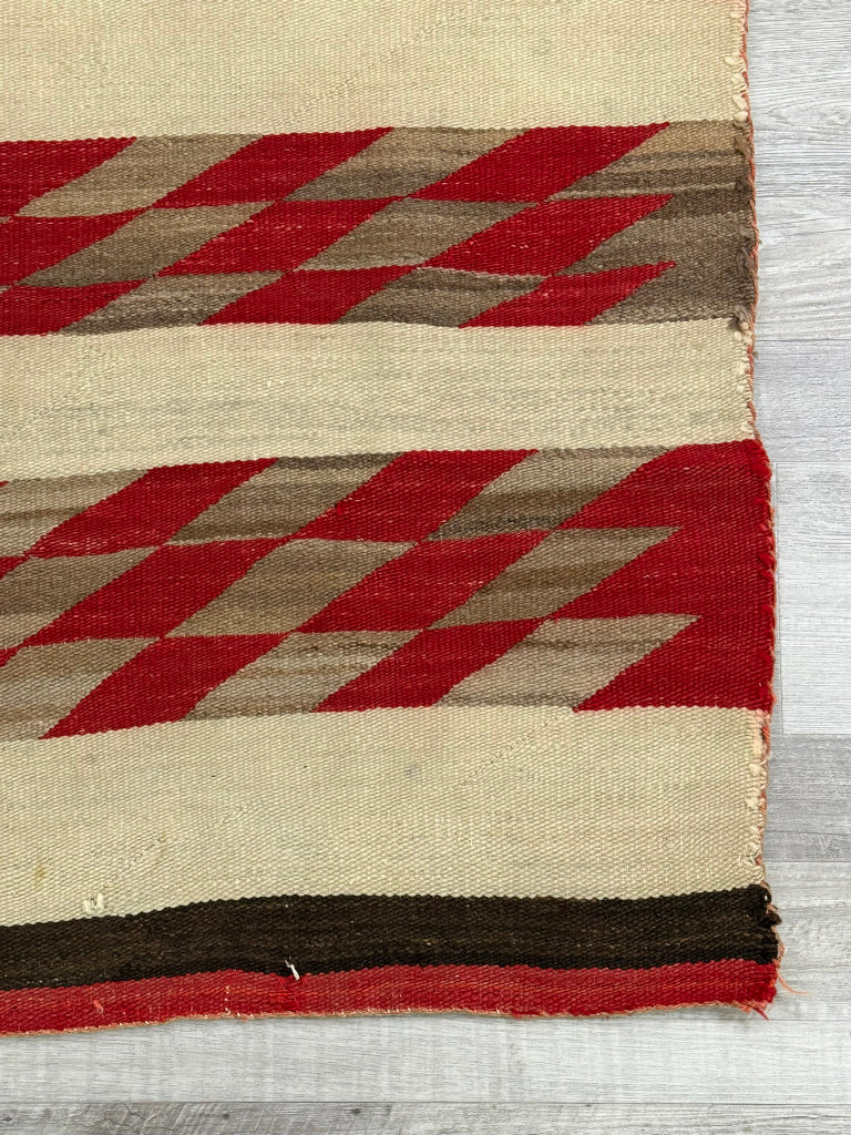 Navajo Double Saddle Blanket Rug
