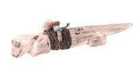 Zuni Pueblo Antler Wolf Fetish By Teddy Weahkee