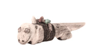 Zuni Pueblo Antler Wolf Fetish By Teddy Weahkee