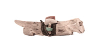 Zuni Pueblo Antler Wolf Fetish By Teddy Weahkee
