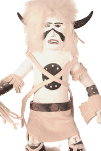 Navajo White Buffalo Kachina Doll