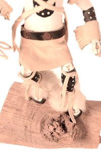 Navajo White Buffalo Kachina Doll