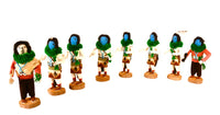 Navajo Yei Bi Chei Dancers Kachina Dolls Set of 8