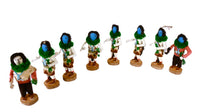 Navajo Yei Bi Chei Dancers Kachina Dolls Set of 8