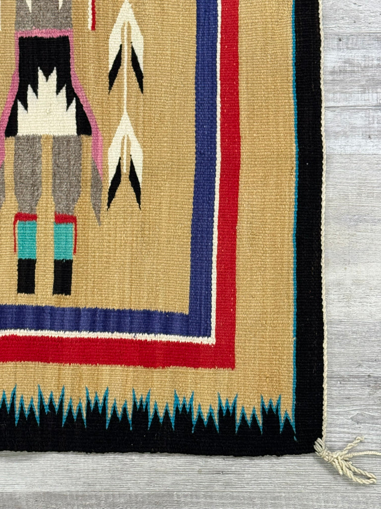 Navajo Shiprock Yei Rug