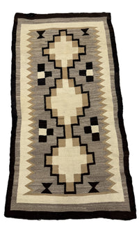 Early Navajo Two Gray Hills Rug