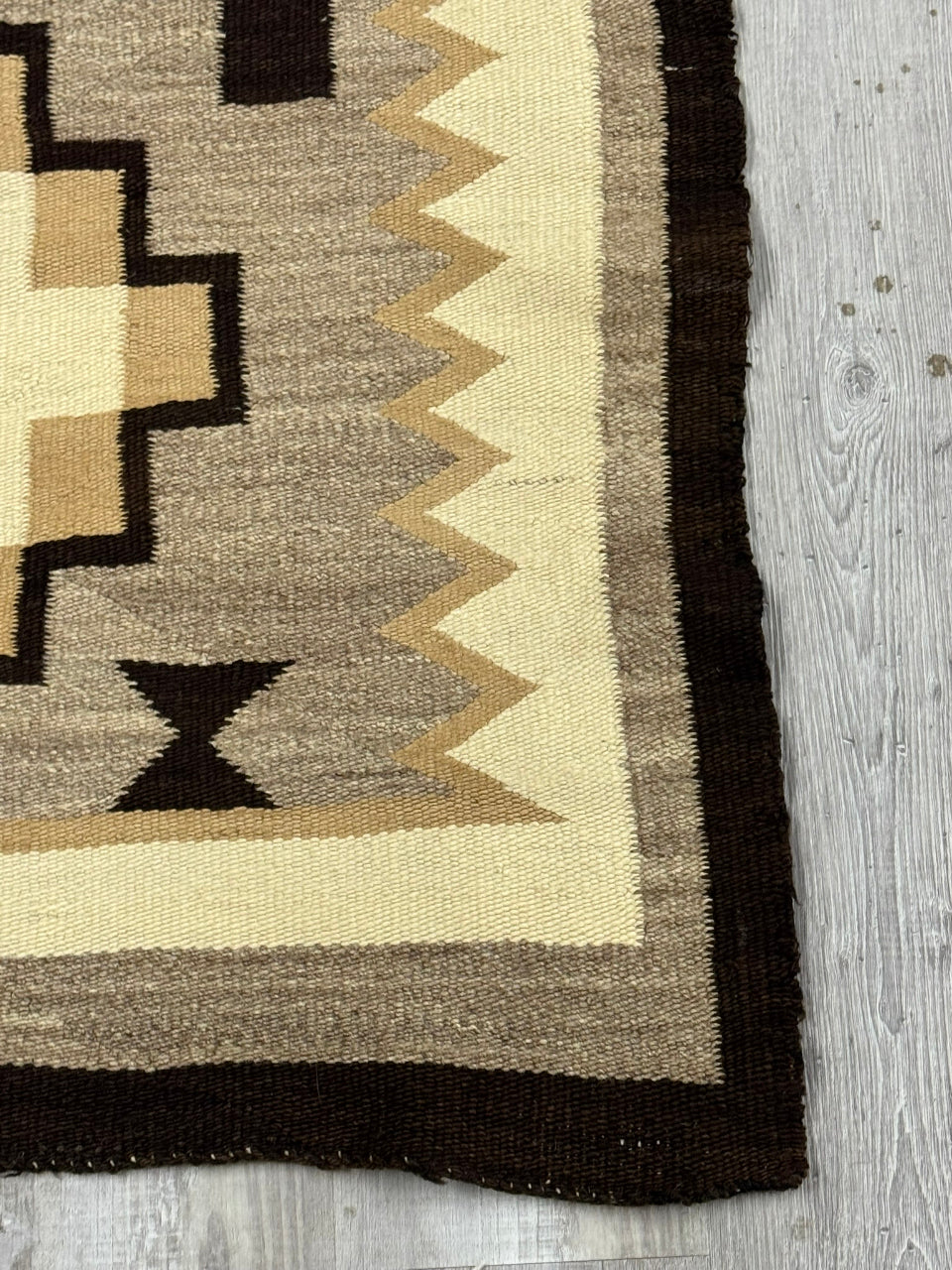 Early Navajo Two Gray Hills Rug