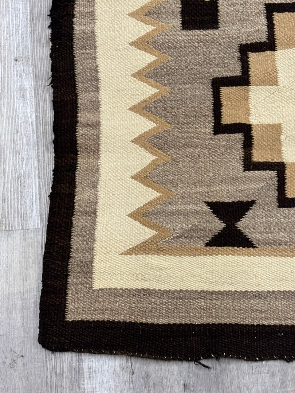 Early Navajo Two Gray Hills Rug