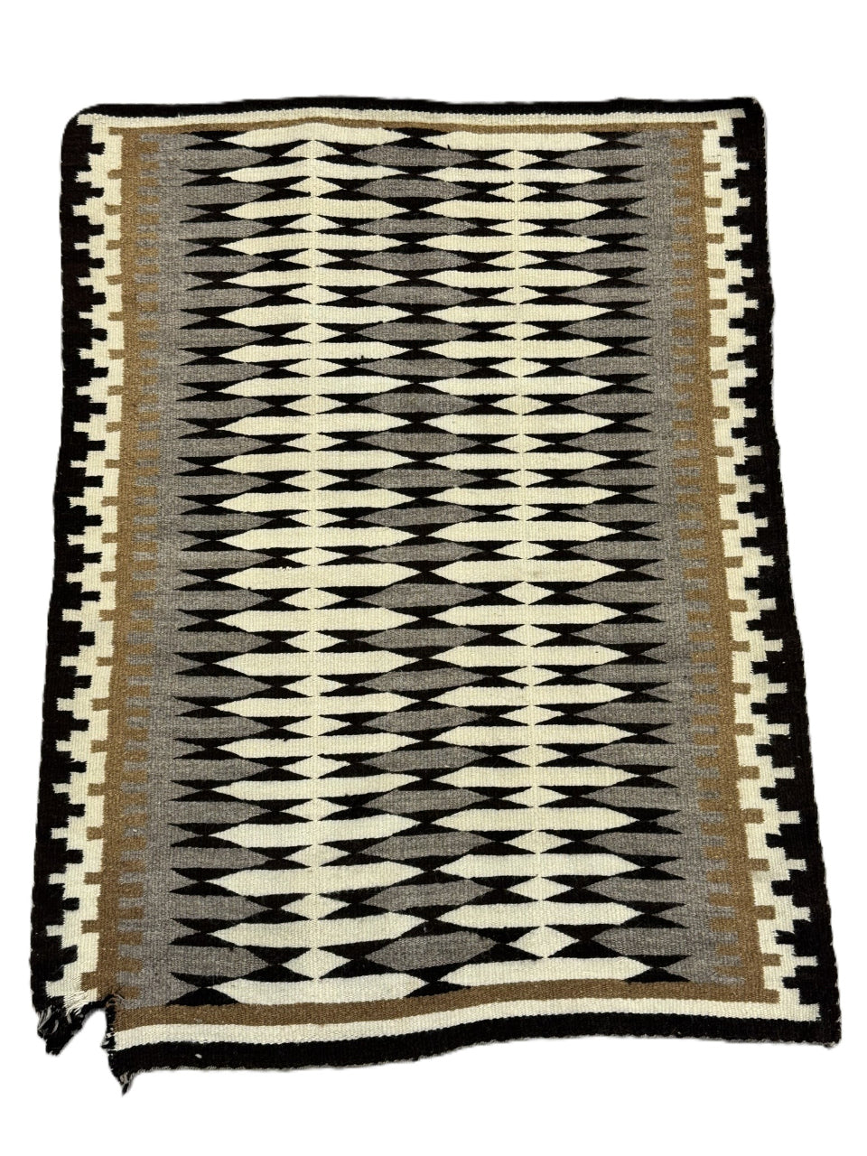 Early Navajo Two Gray Hills Rug