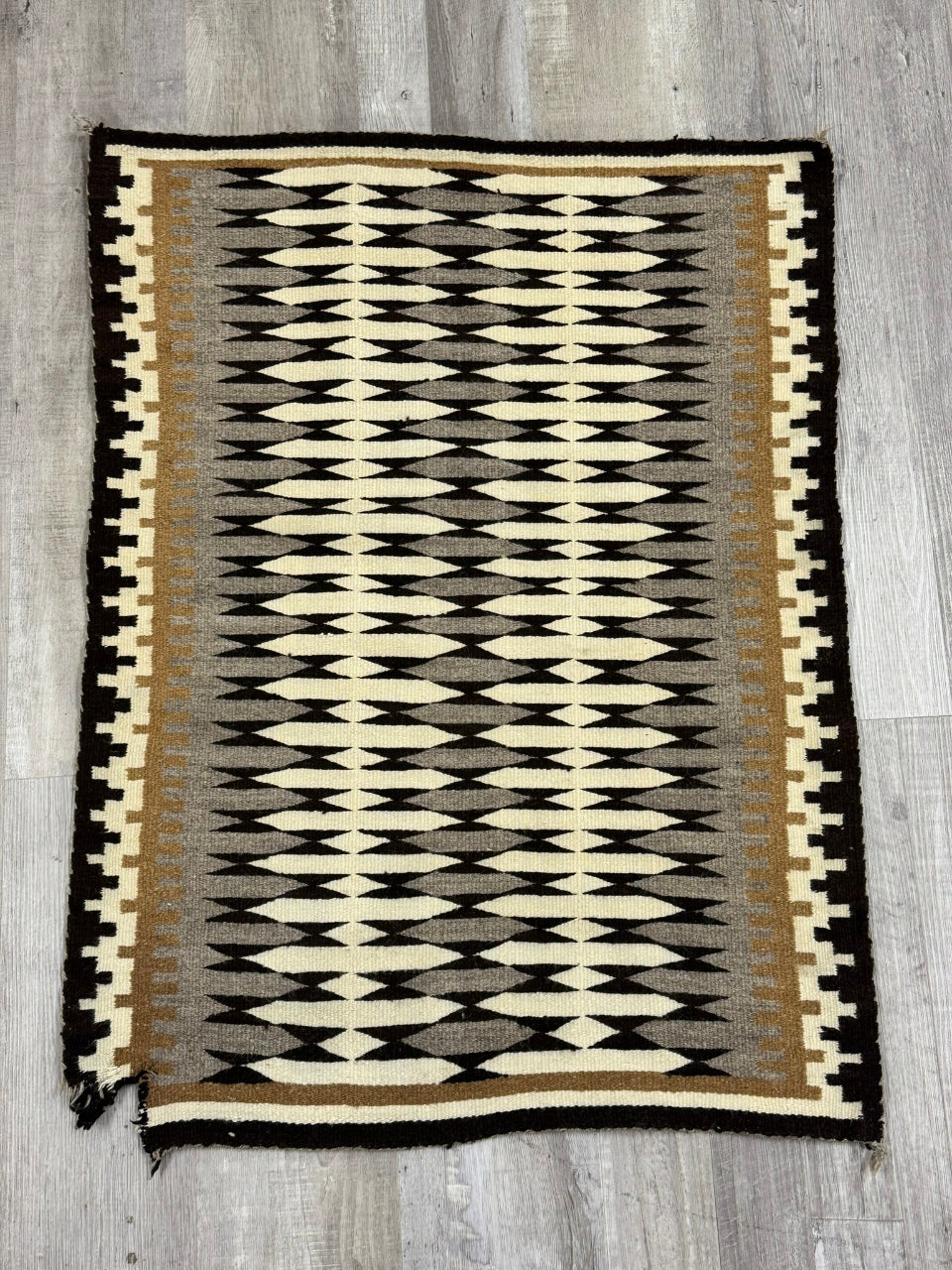 Early Navajo Two Gray Hills Rug