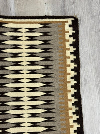 Early Navajo Two Gray Hills Rug
