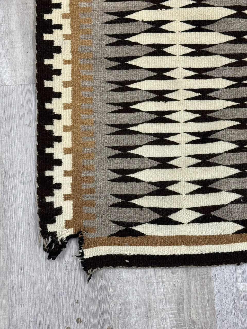 Early Navajo Two Gray Hills Rug