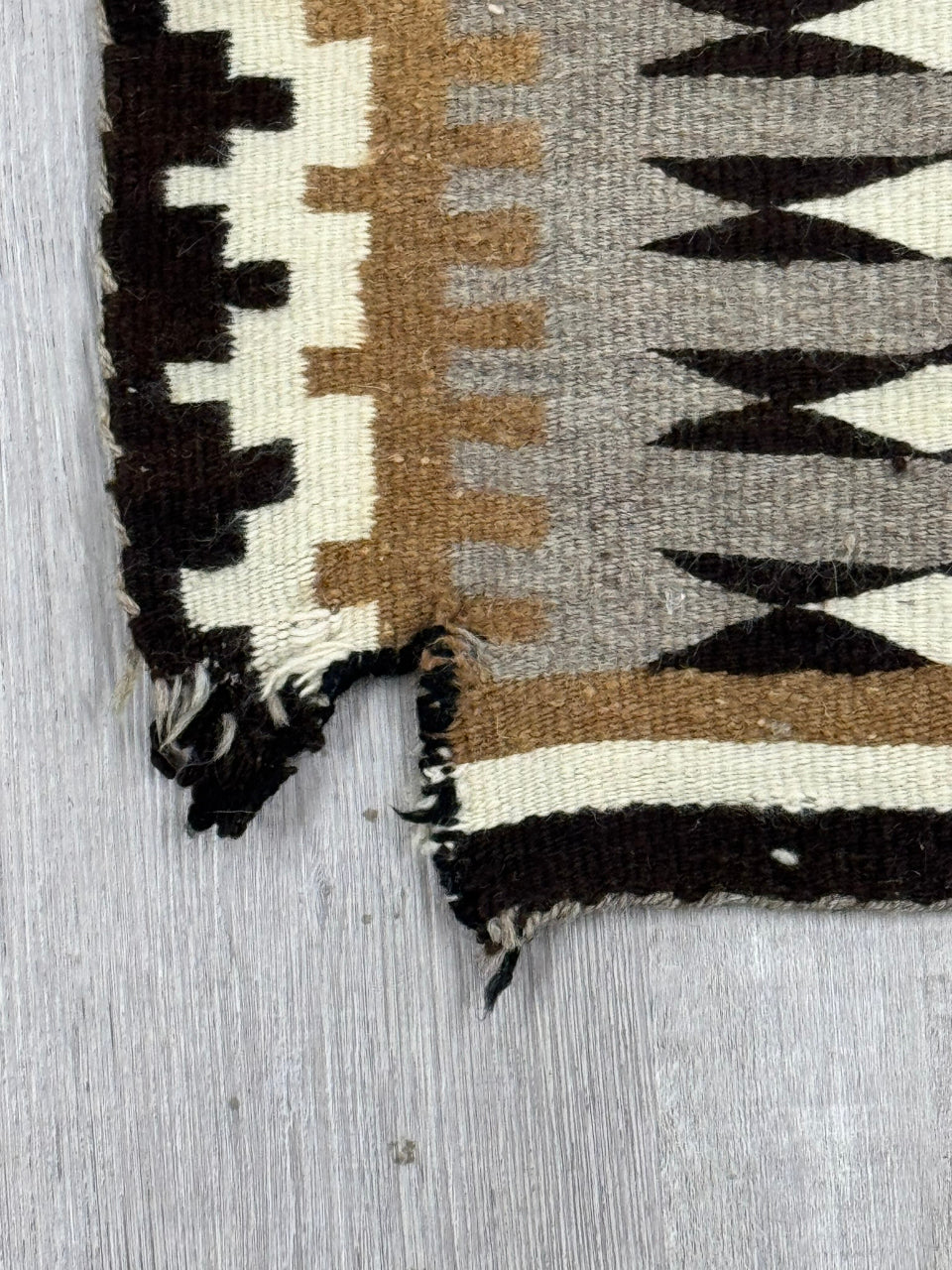 Early Navajo Two Gray Hills Rug