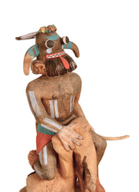 Hopi Pueblo Paralyzed Tuhavi Kachina Doll By Ernest Chapella