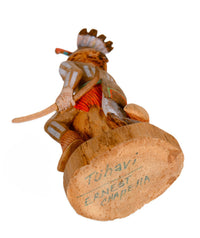 Hopi Pueblo Paralyzed Tuhavi Kachina Doll By Ernest Chapella