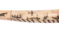 Inuit Ivory Pipe with Carved Figures - 2 Pieces