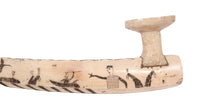 Inuit Ivory Pipe with Carved Figures - 2 Pieces