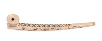 Inuit Ivory Pipe with Carved Figures - 2 Pieces