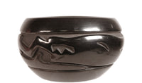 Santa Clara Pueblo Black Carved Pottery By Betty Tafoya