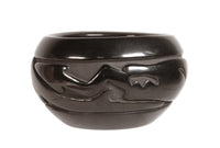 Santa Clara Pueblo Black Carved Pottery By Betty Tafoya