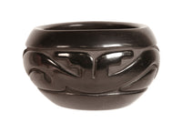 Santa Clara Pueblo Black Carved Pottery By Betty Tafoya