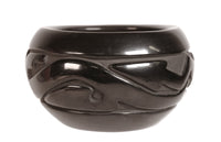 Santa Clara Pueblo Black Carved Pottery By Betty Tafoya
