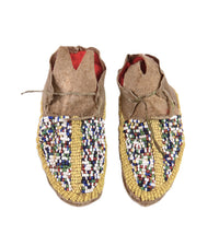 Sioux Plains Beaded Baby Moccasins