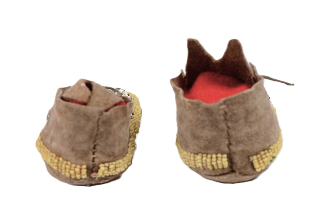 Sioux Plains Beaded Baby Moccasins