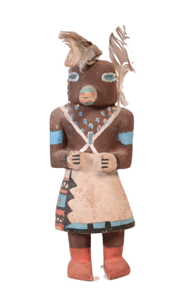 Hopi Pueblo Hanging Badger Kachina Doll
