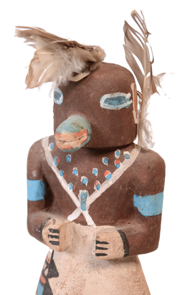 Hopi Pueblo Hanging Badger Kachina Doll