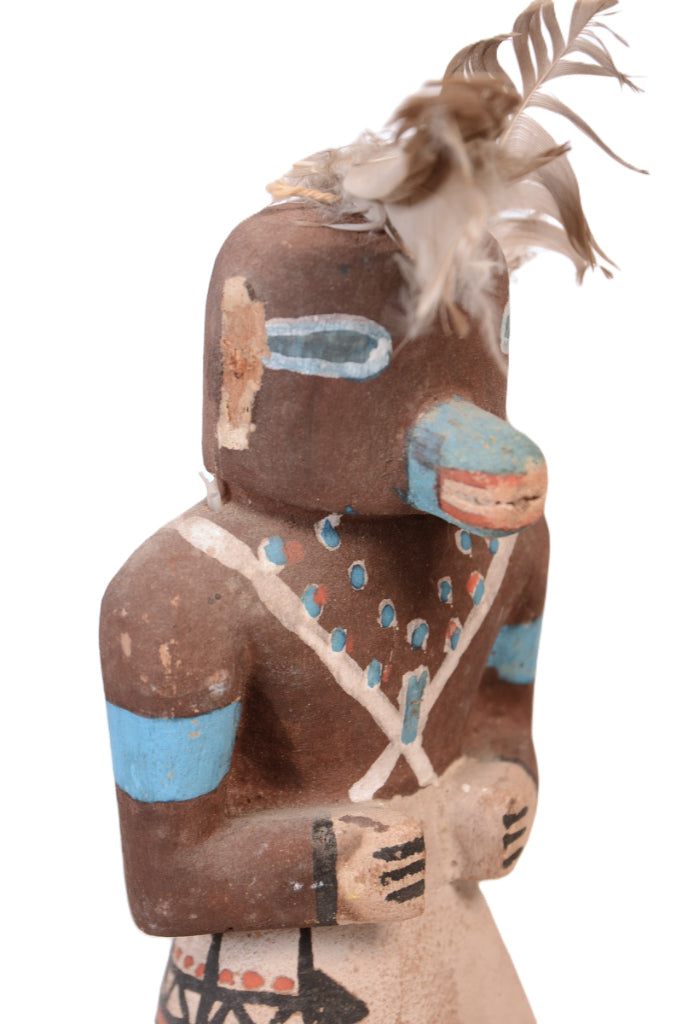 Hopi Pueblo Hanging Badger Kachina Doll