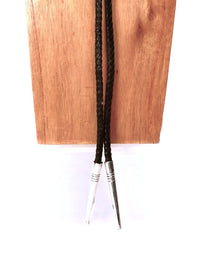 Navajo Spiderweb Turquoise Bolo By Leroy Begay