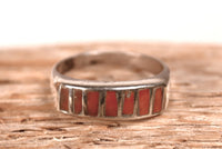 Zuni Pueblo Channel Inlay Ring