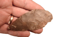 Midwest Frame of 14 Large Stone Artifact Blades