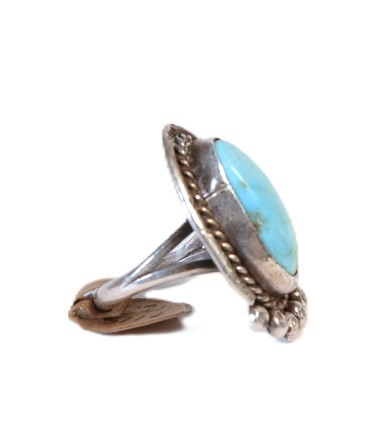 Navajo Sterling Silver and Turquoise Ring