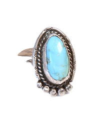 Navajo Sterling Silver and Turquoise Ring