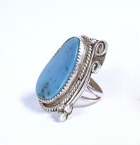 Navajo Sterling Silver and Turquoise Ring