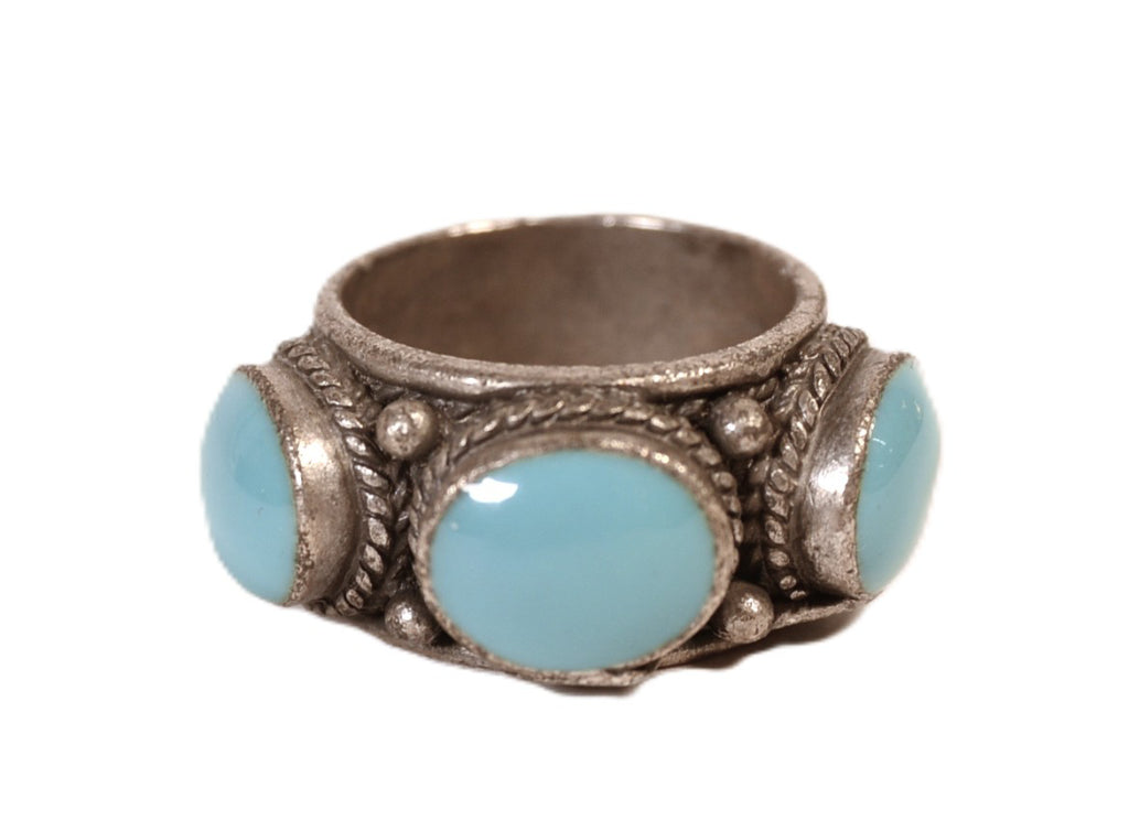 Navajo Sterling Silver and Turquoise Ring