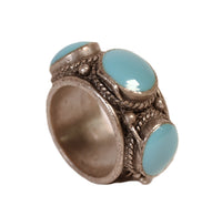 Navajo Sterling Silver and Turquoise Ring