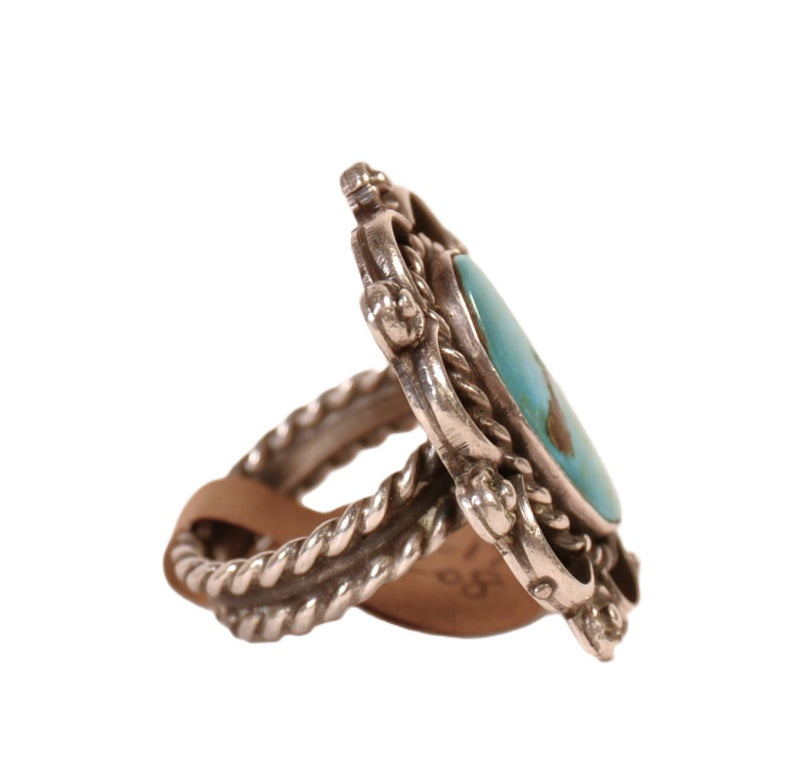 Navajo Sterling Silver and Turquoise Ring