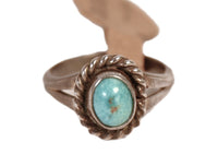 Navajo Sterling Silver Turquoise Ring