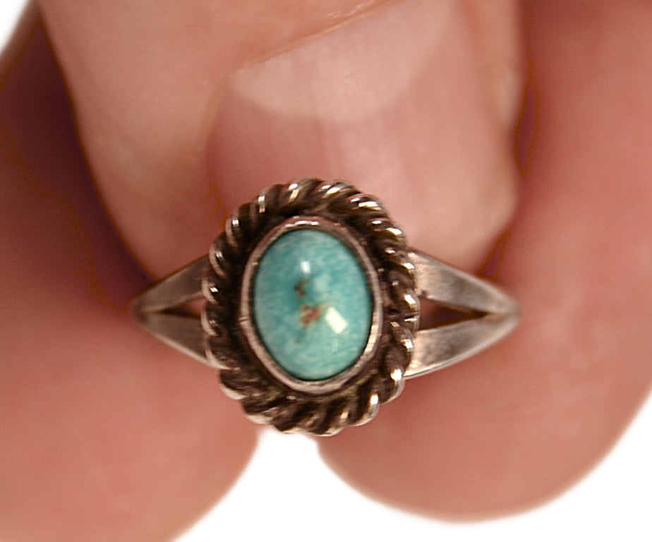 Navajo Sterling Silver Turquoise Ring