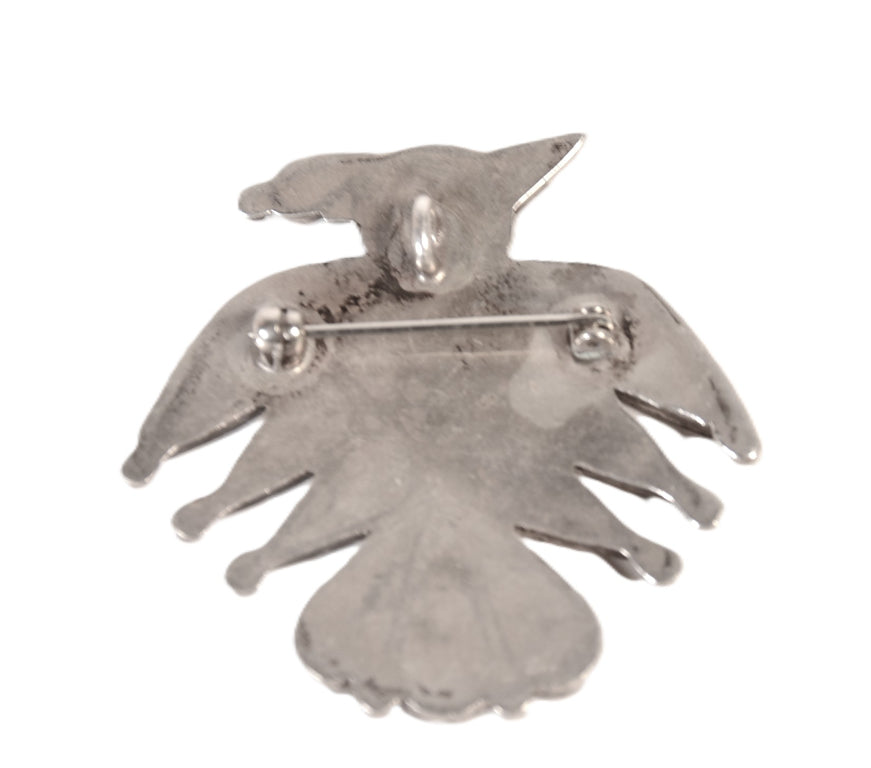 Zuni Pueblo Sterling Silver Pendant/Pin
