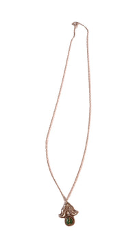 Navajo Sterling Silver Turquoise Pendant Necklace