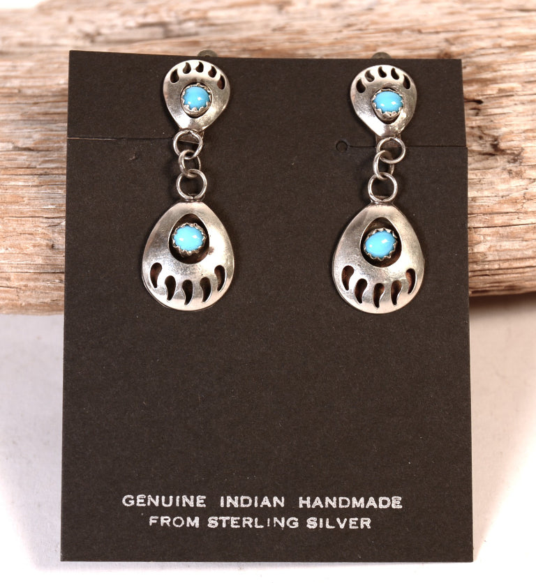 Navajo Sterling Silver Clip Earrings