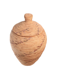 Yupik Lidded Basket with Knob
