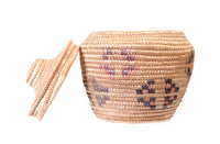 Yupik Lidded Market Basket By Mary Peruskia