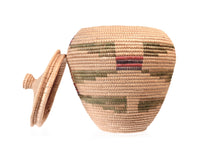 Yupik Hooper Bay Lidded Basket
